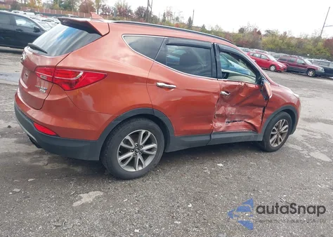 2016 Hyundai Santa Fe Sport 2.0L Turbo из США, поврежденный, VIN 5XYZUDLA9GG363795